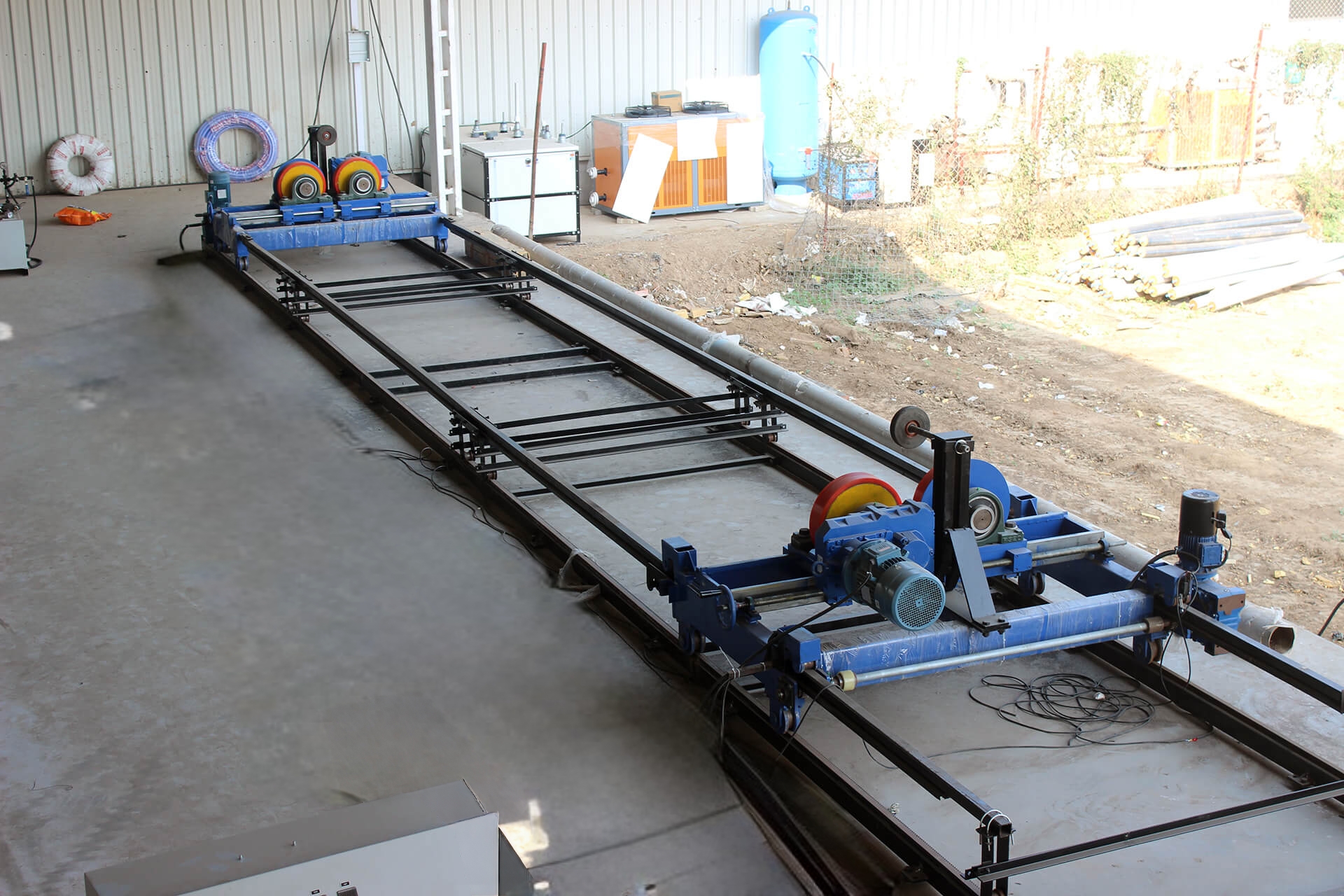 Pipe roatator,Pipe coating,3LPE coating,PUF Coating